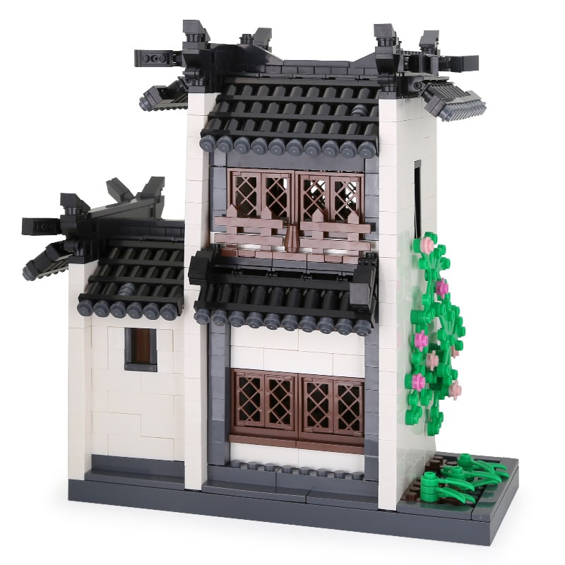 wange 4310 the garret of hui style architecture 4991 - MOULD KING