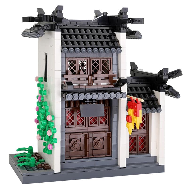 wange 4310 the garret of hui style architecture 6231 - MOULD KING