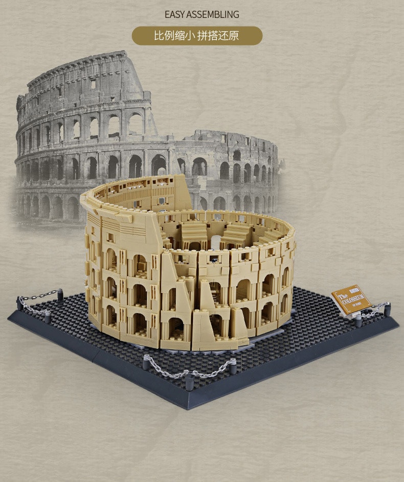 wange 5225 the colosseum of rome 4700 - MOULD KING