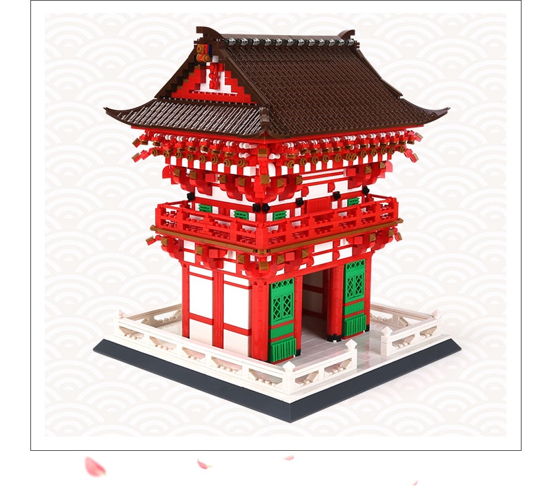 Baukästen Niomon Kiyomizu-dera Temple OVP Kind Spielzeug 2409PCS OVP WANGE-6212 