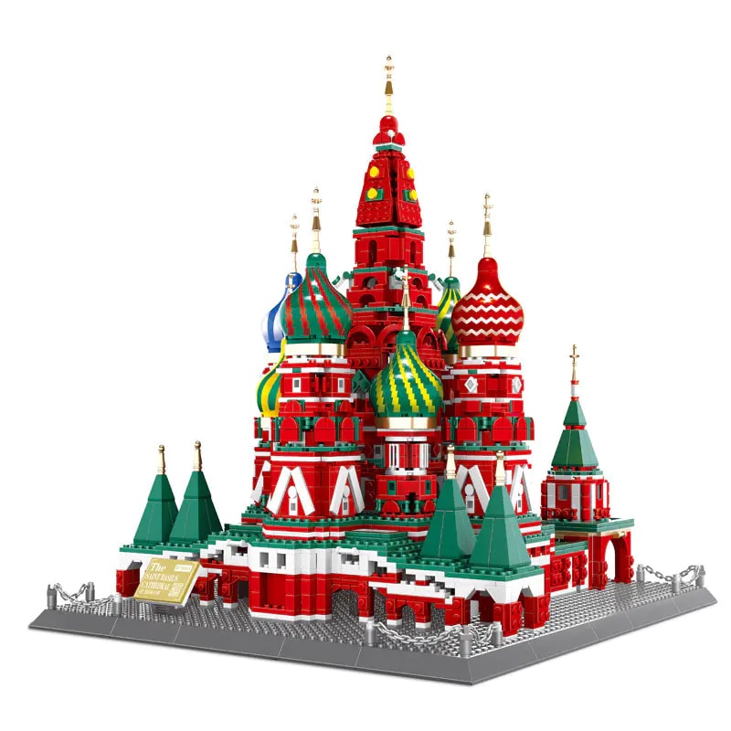 wange 6213 the saint basils cathedral in moscow russia 1952 - MOULD KING