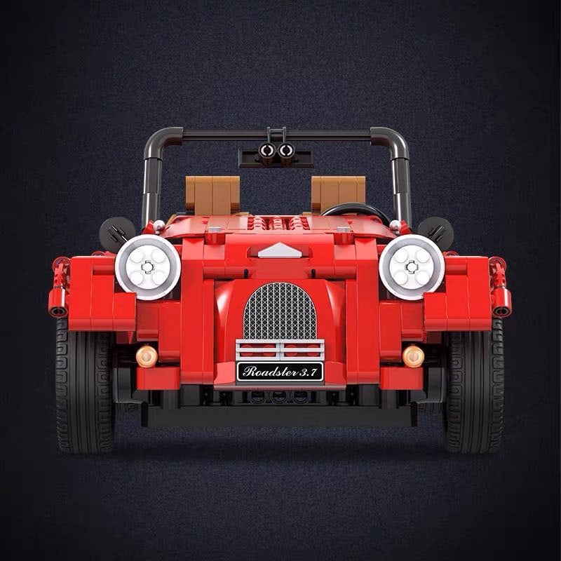 winner 7062 the red convertible classic car 7456 - MOULD KING