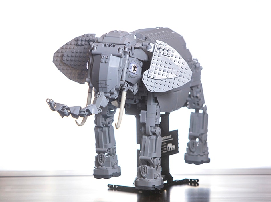 winner 7107 elephant robot remote control 1462 - MOULD KING
