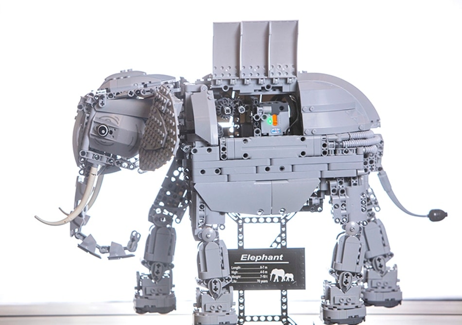 winner 7107 elephant robot remote control 3020 - MOULD KING