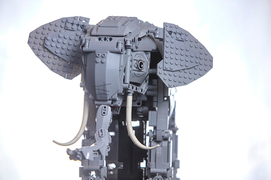 winner 7107 elephant robot remote control 3337 - MOULD KING