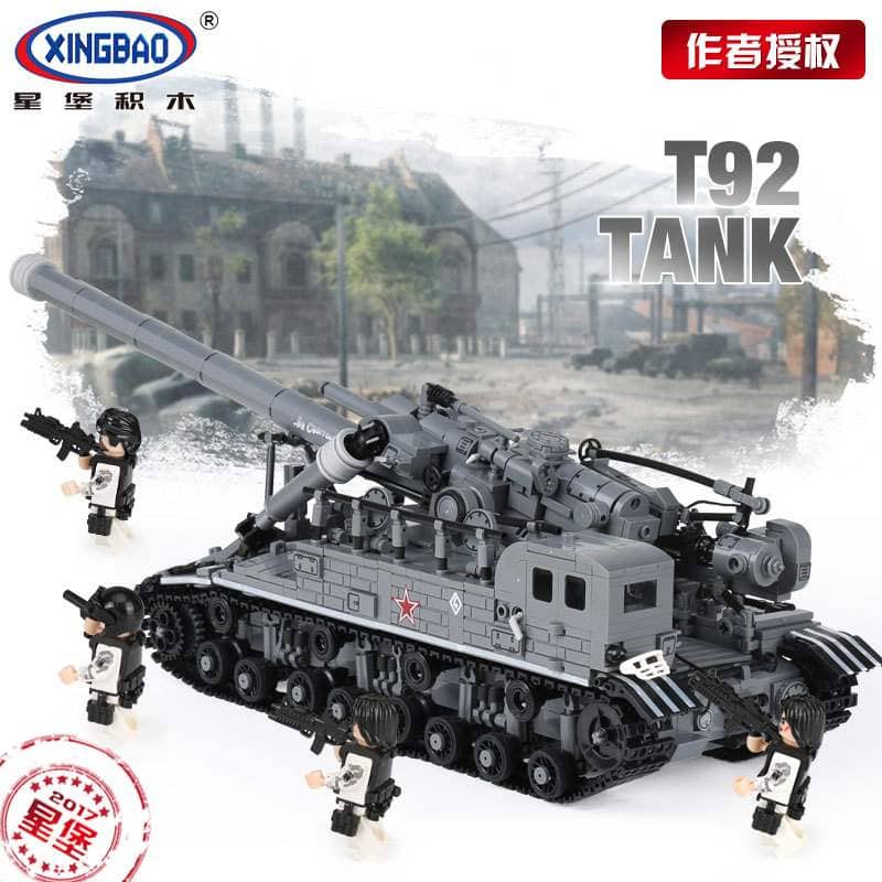 xingbao xb 06001 t92 tank military series 4777 - MOULD KING