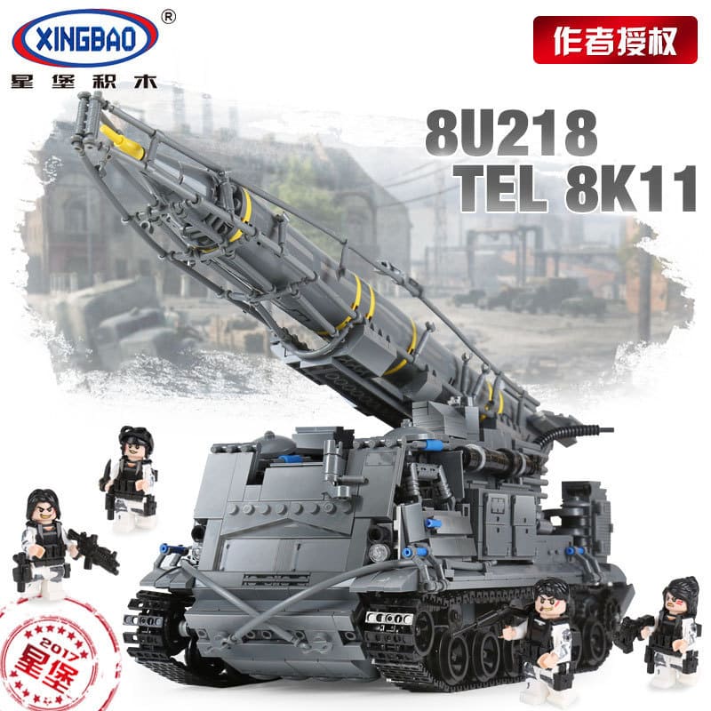 xingbao xb 06005 8u218 tel 8k11 scud missile vehicle 7147 - MOULD KING