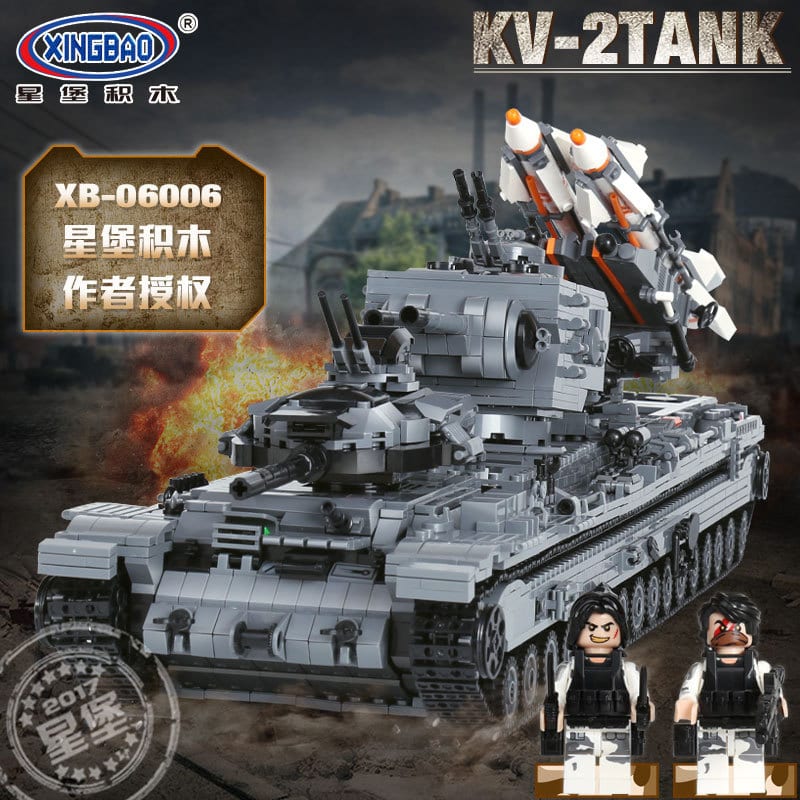 xingbao xb 06006 kv 2 tank military series 2711 - MOULD KING