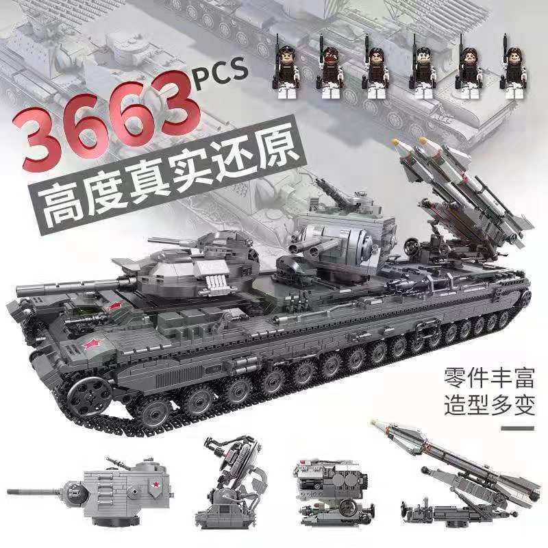 xingbao xb 06006 kv 2 tank military series 8931 - MOULD KING