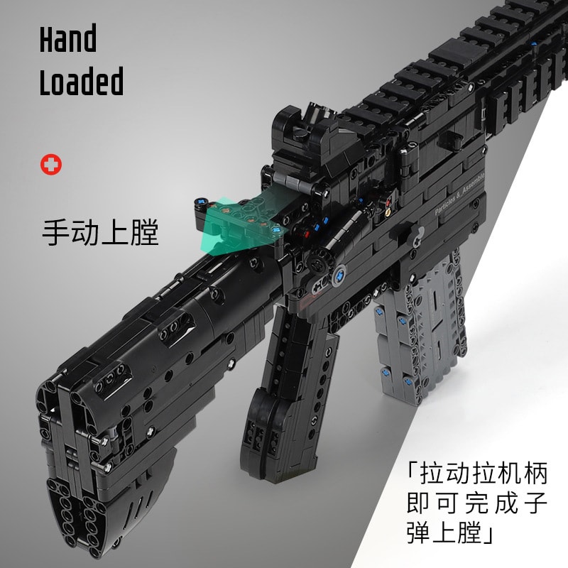 xingbao xb 24003 hk 416 d assault rifle 5337 - MOULD KING