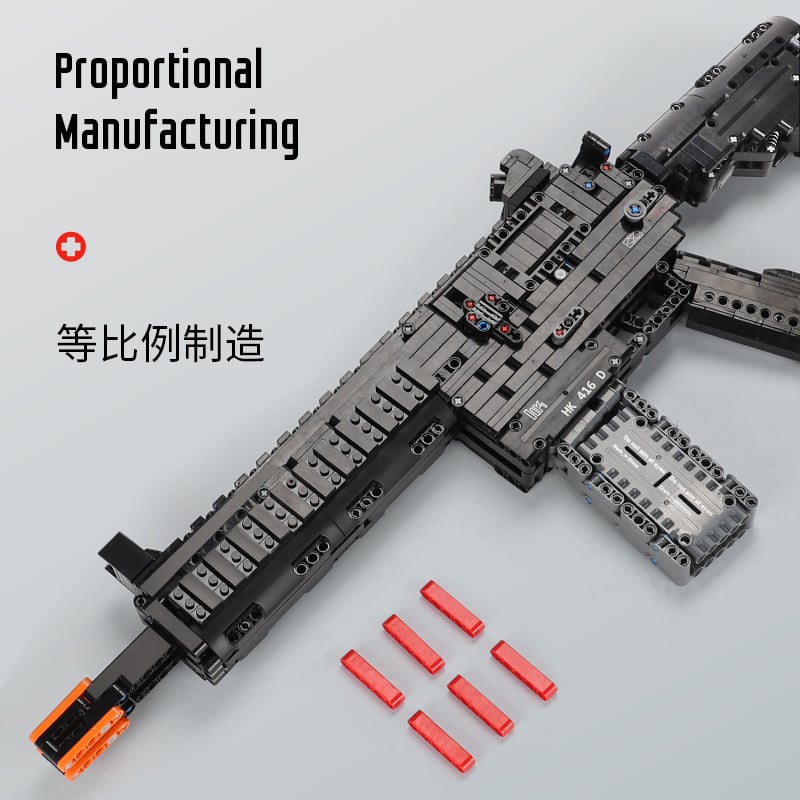 xingbao xb 24003 hk 416 d assault rifle 6293 - MOULD KING