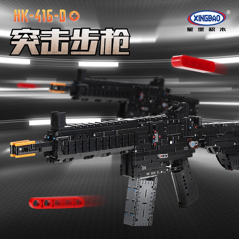 xingbao xb 24003 hk 416 d assault rifle 6396 - MOULD KING