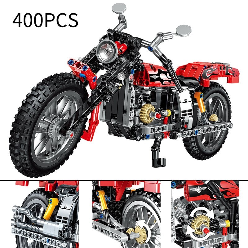 zhegao ql0412 harley davidson mountain motorbike 3911 - MOULD KING