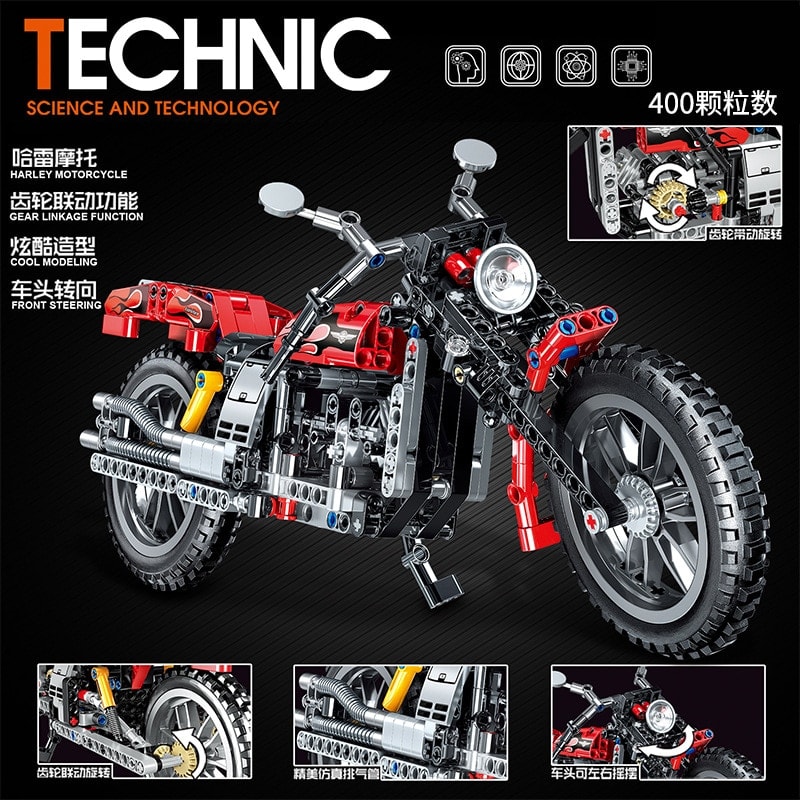 zhegao ql0412 harley davidson mountain motorbike 5379 - MOULD KING