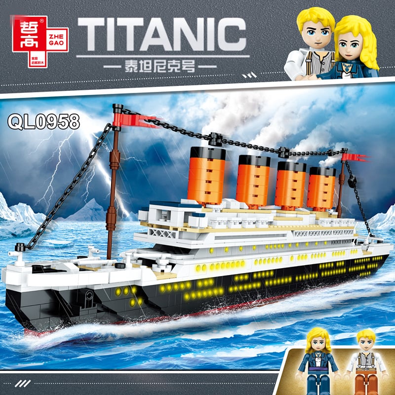 zhegao ql0958 titanic ship 7060 - MOULD KING