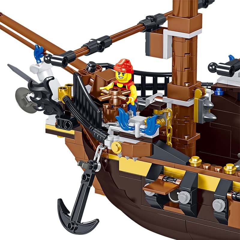 zhegao ql1803 the black eternal pirate ship pirates of the caribbean 2832 - MOULD KING