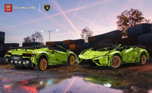 18K K131 Lamborghini Huracán Evo Spyder with 3239 pieces