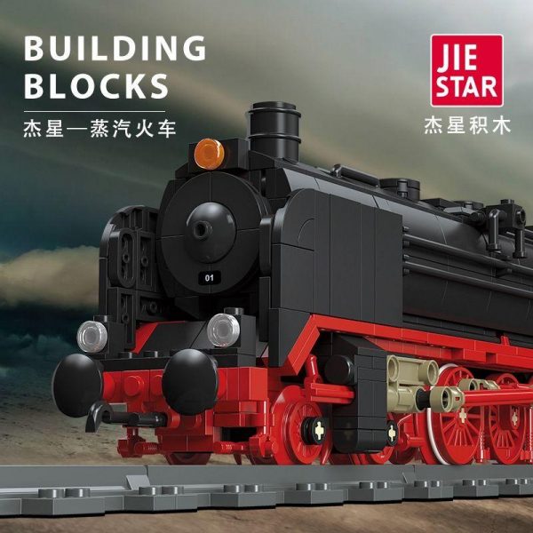 JIE STAR 59004 The BR01 Steam Locomotive with 1173 pieces 1 - MOULD KING