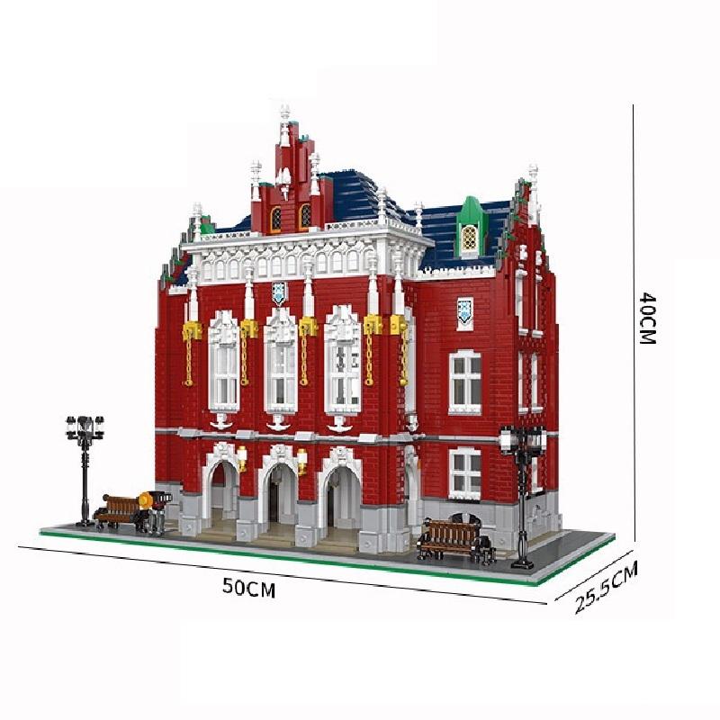 JIE STAR 89123 The Red Brick University with 6355 pieces
