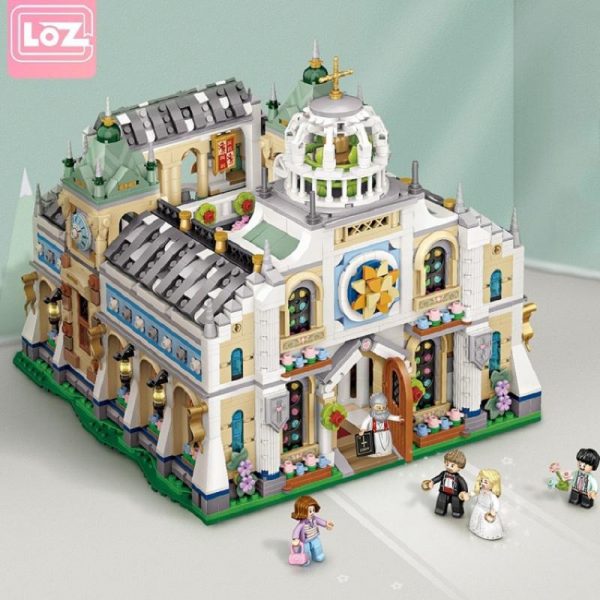 LOZ 1035 Wedding Chapel with 3308 pieces 1 - MOULD KING
