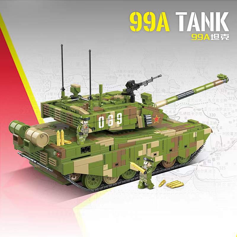 QuanGuan 100189 99A Tank with 1916 pieces | MOULD KING