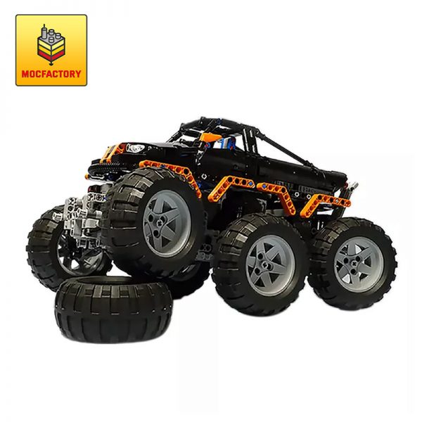 MOC 1244 Monster Truck 6x6 by Madoca1977 MOC FACTORY - MOULD KING