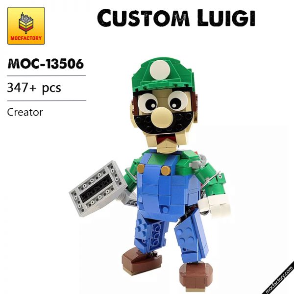 MOC 13506 Custom Luigi Creator by buildbetterbricks MOC FACTORY - MOULD KING