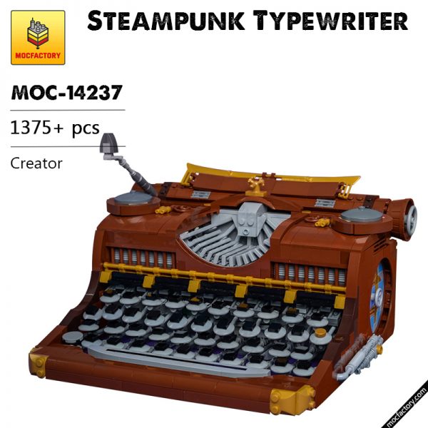 MOC 14237 Steampunk Typewriter Creator by Timofey Tkachev MOC FACTORY - MOULD KING
