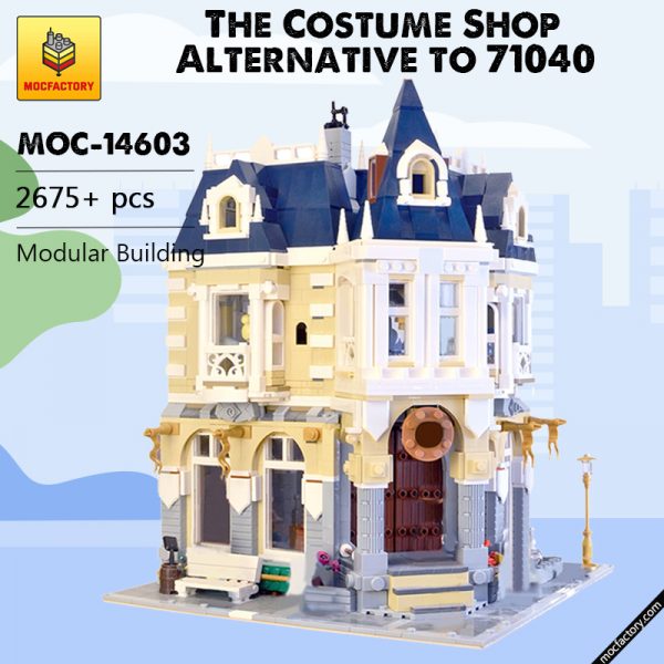 MOC 14603 The Costume Shop Alternative to 71040 Modular Building by BrickBees MOC FACTORY - MOULD KING