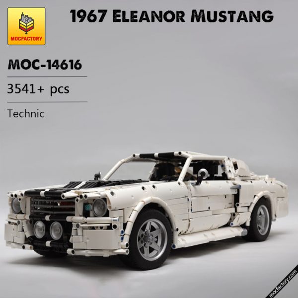 MOC 14616 1967 Eleanor Mustang Technic by Loxlego MOC FACTORY - MOULD KING