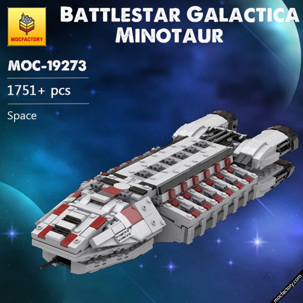 MOC 19273 Battlestar Galactica Minotaur Space by Ezra Price MOC FACTORY - MOULD KING
