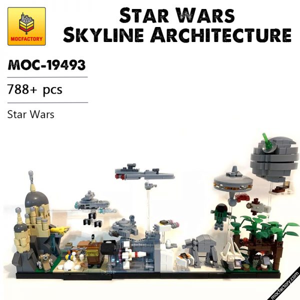MOC 19493 Star Wars Skyline Architecture SW by MOMAtteo79 MOC FACTORY - MOULD KING
