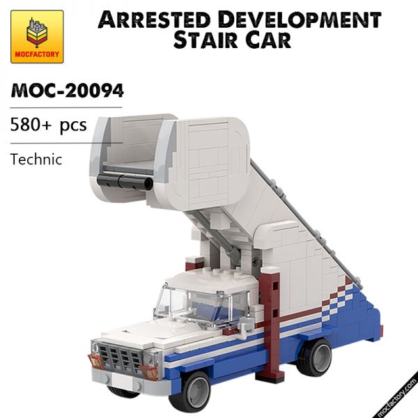 MOC 20094 Arrested Development Stair Car Technic by mkibs MOC FACTORY - MOULD KING