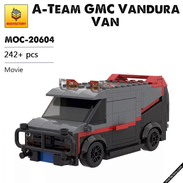 MOC 20604 A Team GMC Vandura Van Movie by mkibs MOC FACTORY - MOULD KING