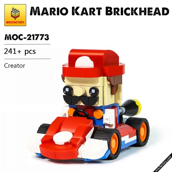 MOC 21773 Mario Kart Brickhead Creator by VNMBricks MOC FACTORY - MOULD KING