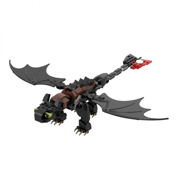 MOC 23064 Toothless How to Train Your Dragon Movie by buildbetterbricks MOC FACTORY 2 - MOULD KING