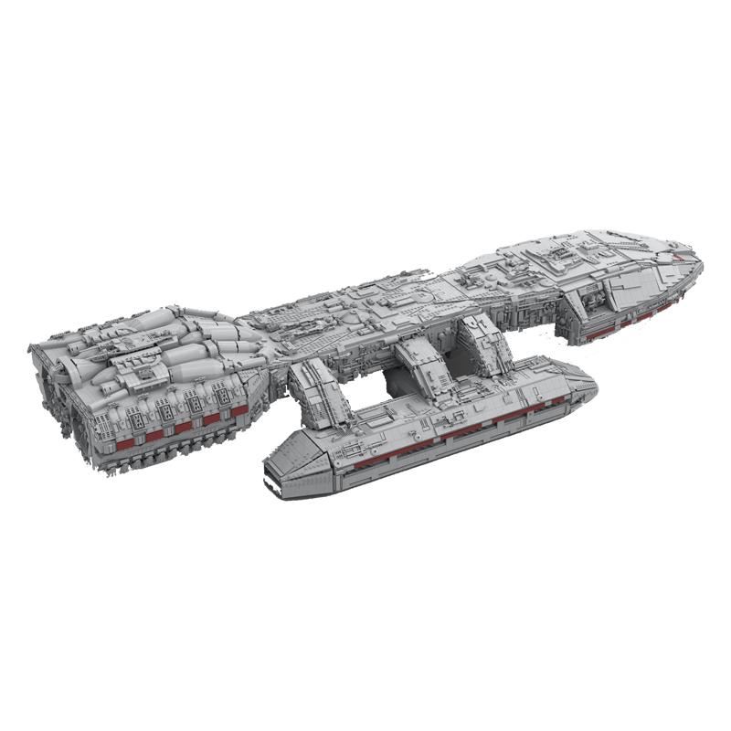 MOC-23242 Battlestar Galactica Super Scale Space by OnTheEdge MOC FACTORY