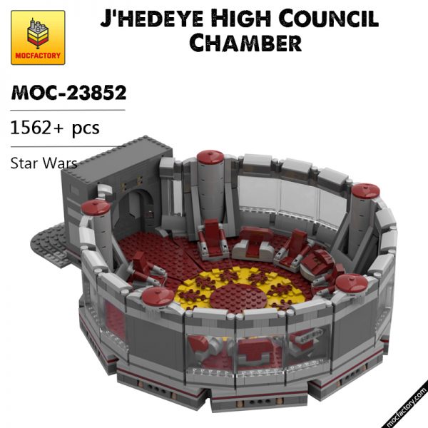 MOC 23852 Jhedeye High Council Chamber Star Wars by wheelsspinnin MOC FACTORY - MOULD KING