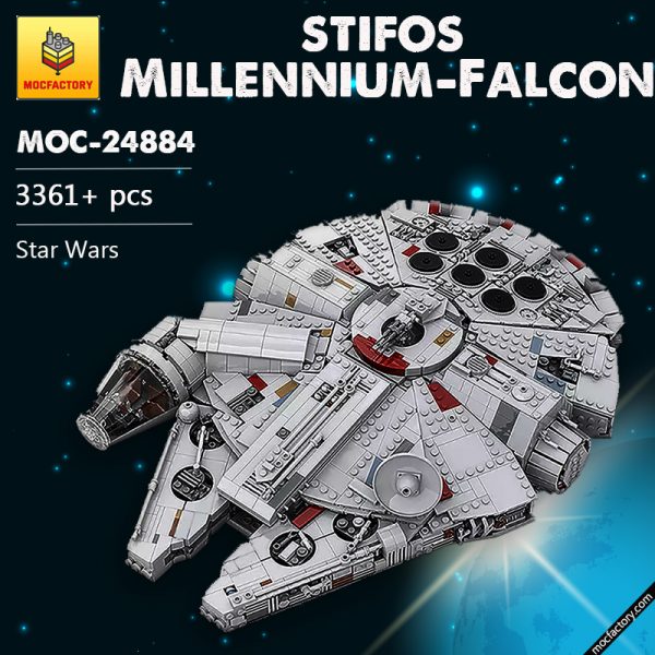 MOC 24884 stifos Millennium Falcon by stifos MOC FACTORY 6 - MOULD KING