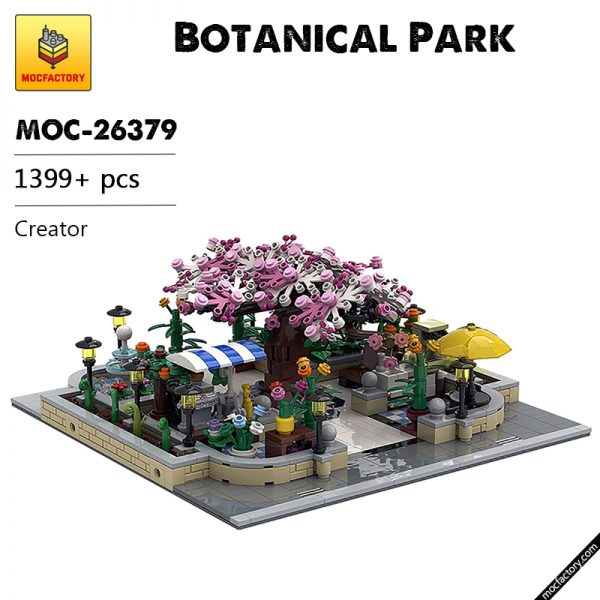 MOC 26379 Botanical Park Creator by BrickPolis MOC FACTORY - MOULD KING