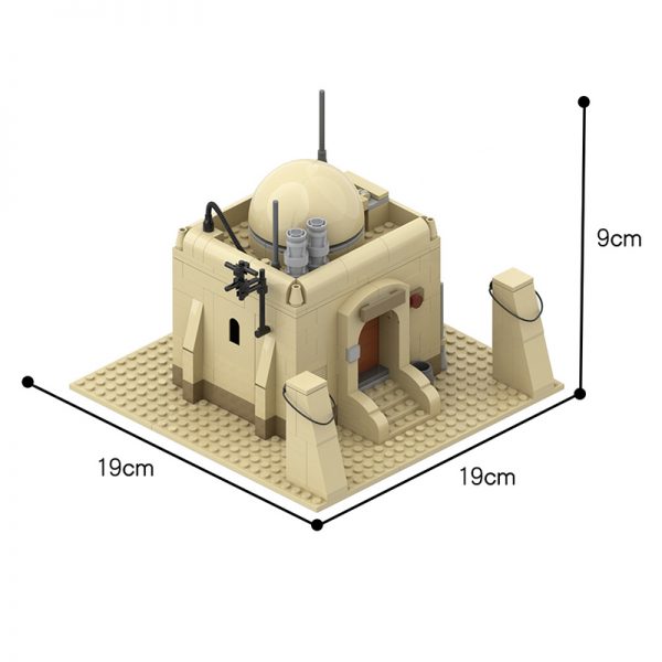 MOC 26468 Tatooine Single House Building TAT01 Star Wars by azzer86 MOC FACTORY 2 - MOULD KING