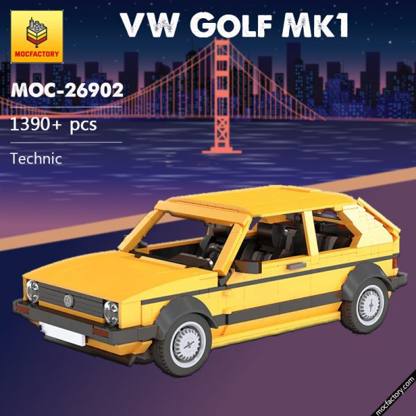 MOC 26902 VW Golf Mk1 Technic by buildme MOC FACTORY 2 - MOULD KING