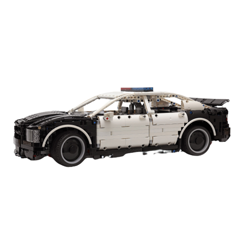 MOC-27336 Dodge Charger US Police Car City Police Station Car Building Blocks 