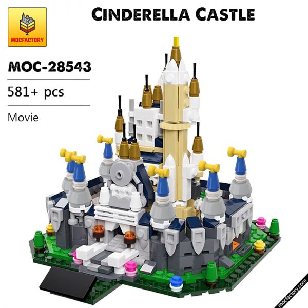 MOC 28543 Cinderella Castle Movie by Brickproject MOC FACTORY - MOULD KING