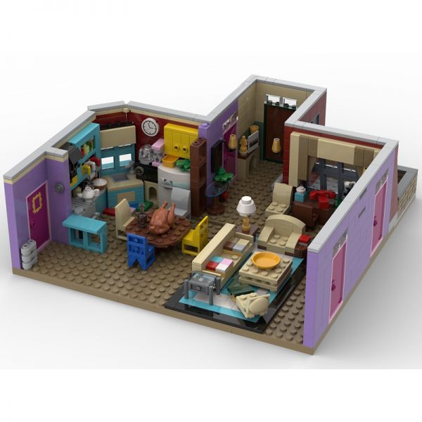 MOC 29532 Friends The Television Series Monicas Apartment Movie by MOMAtteo79 MOC FACTORY 2 - MOULD KING