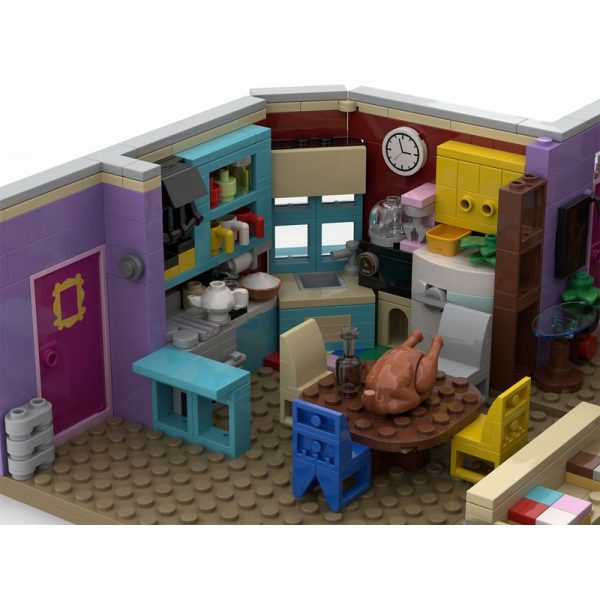 MOC 29532 Friends The Television Series Monicas Apartment Movie by MOMAtteo79 MOC FACTORY 4 - MOULD KING