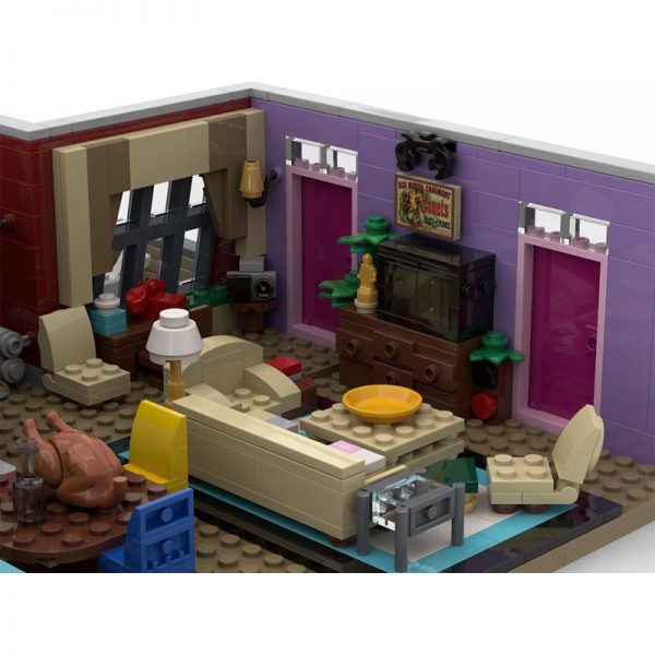 MOC 29532 Friends The Television Series Monicas Apartment Movie by MOMAtteo79 MOC FACTORY 5 - MOULD KING