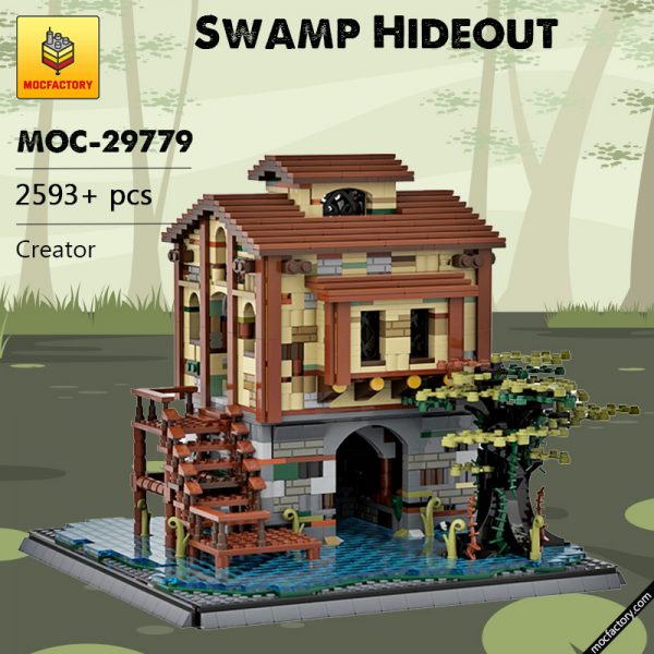 MOC 29779 Swamp Hideout Creator by zmarkella MOC FACTORY - MOULD KING