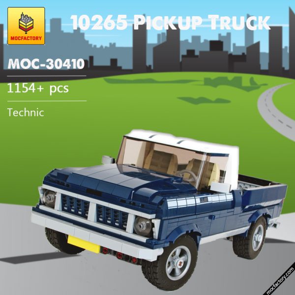 MOC 30410 10265 Pickup Truck Technic by NKubate MOC FACTORY - MOULD KING