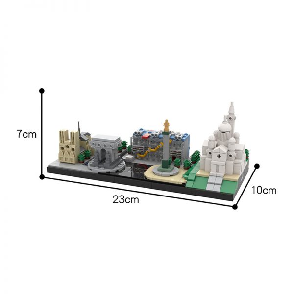 MOC 30894 Paris Skyline Creator by JenArtiste MOC FACTORY 2 - MOULD KING